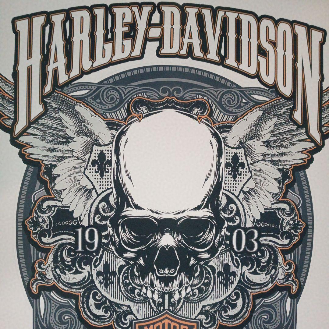 ハーレーポスター横59縦59高品質厚手キャンパス地