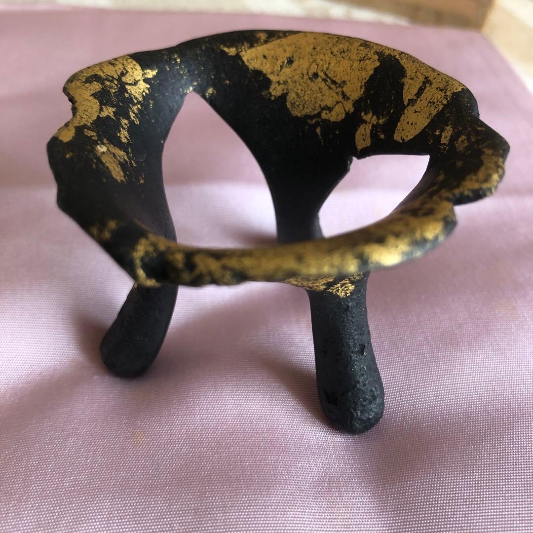 13代寒雉　鵬雲斉好銀杏蓋置