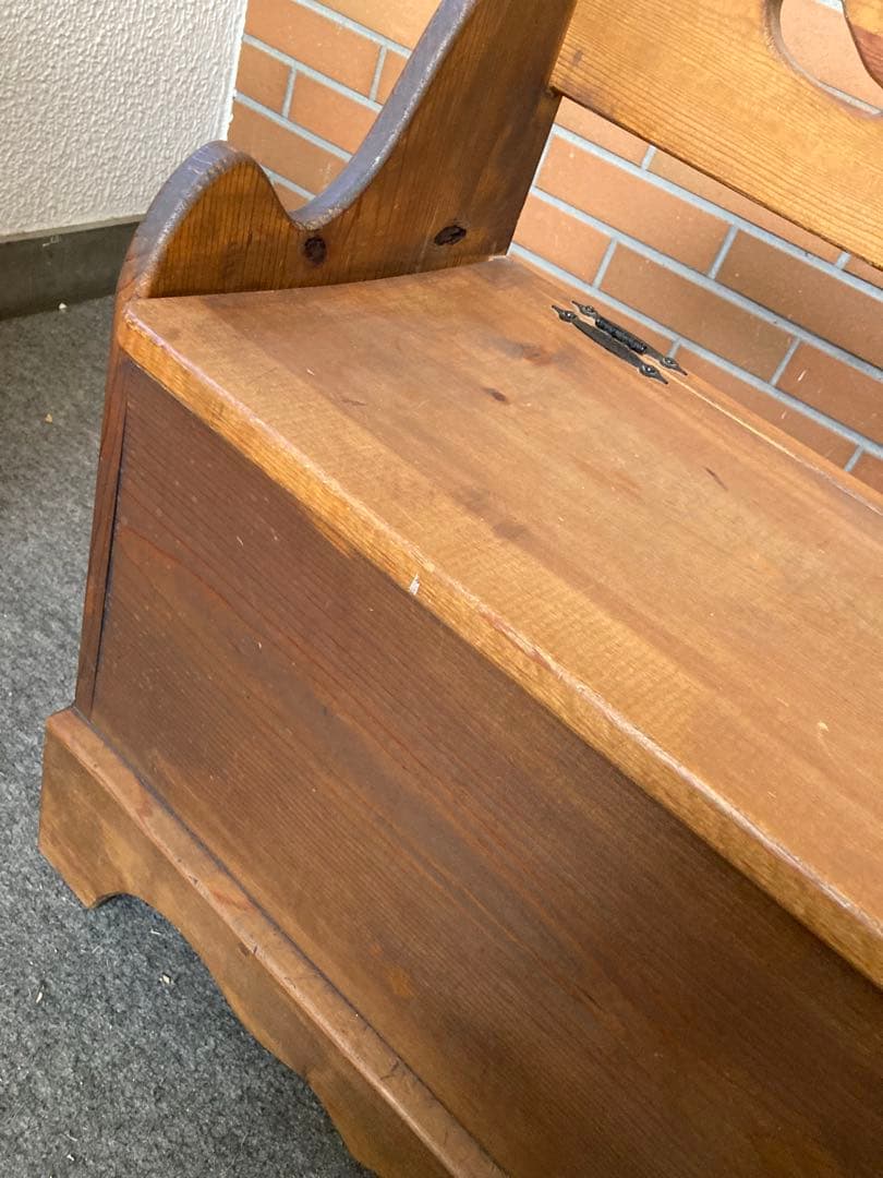 A 専用　椅子　天然木　収納家具　収納ボックス　おもちゃ箱