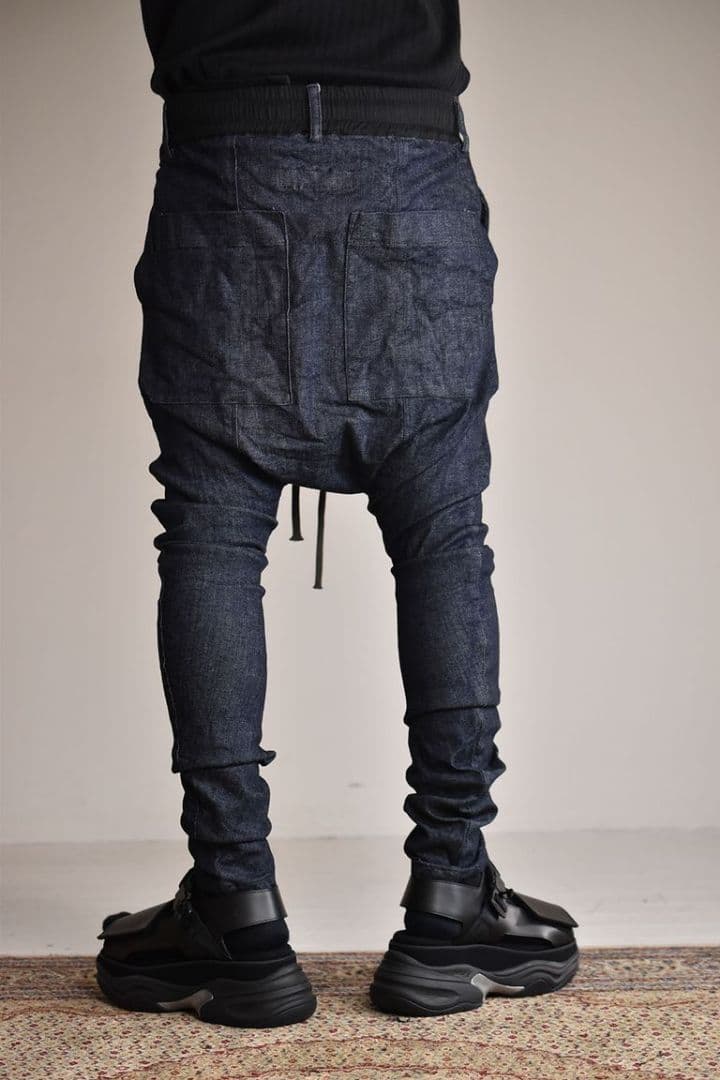 artefactアーティファクトサルエルパンツブルーインディゴ