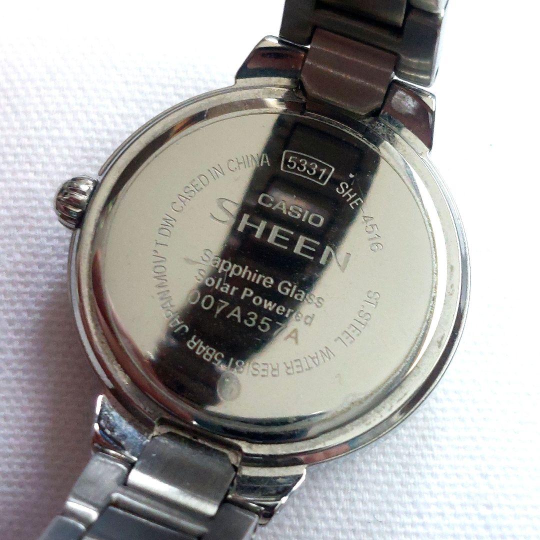 CASIO カシオ SHEEN ソーラー SHE-4516SBY-7AJF 稼働