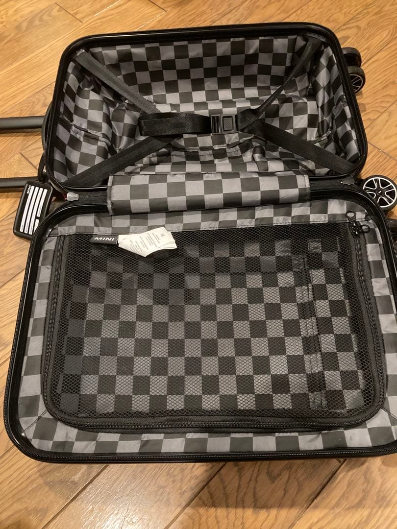 レア　BMW MINI ストライプキャリーケース レッド