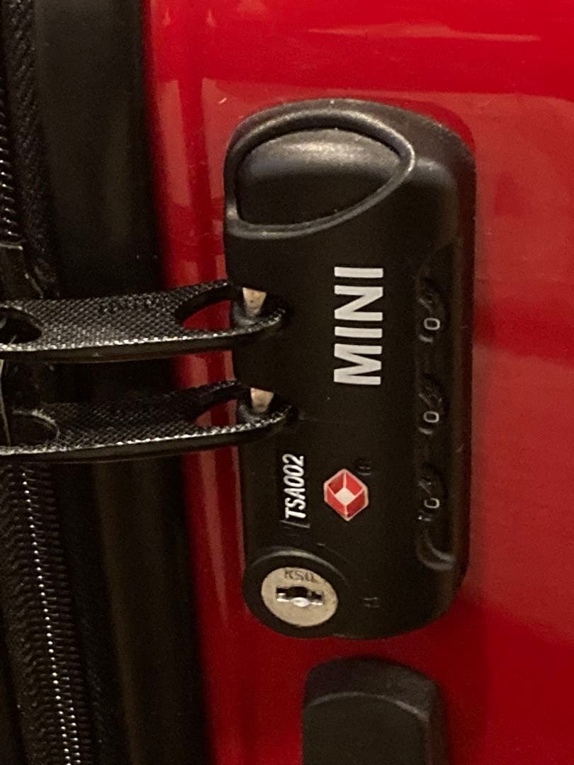 レア　BMW MINI ストライプキャリーケース レッド