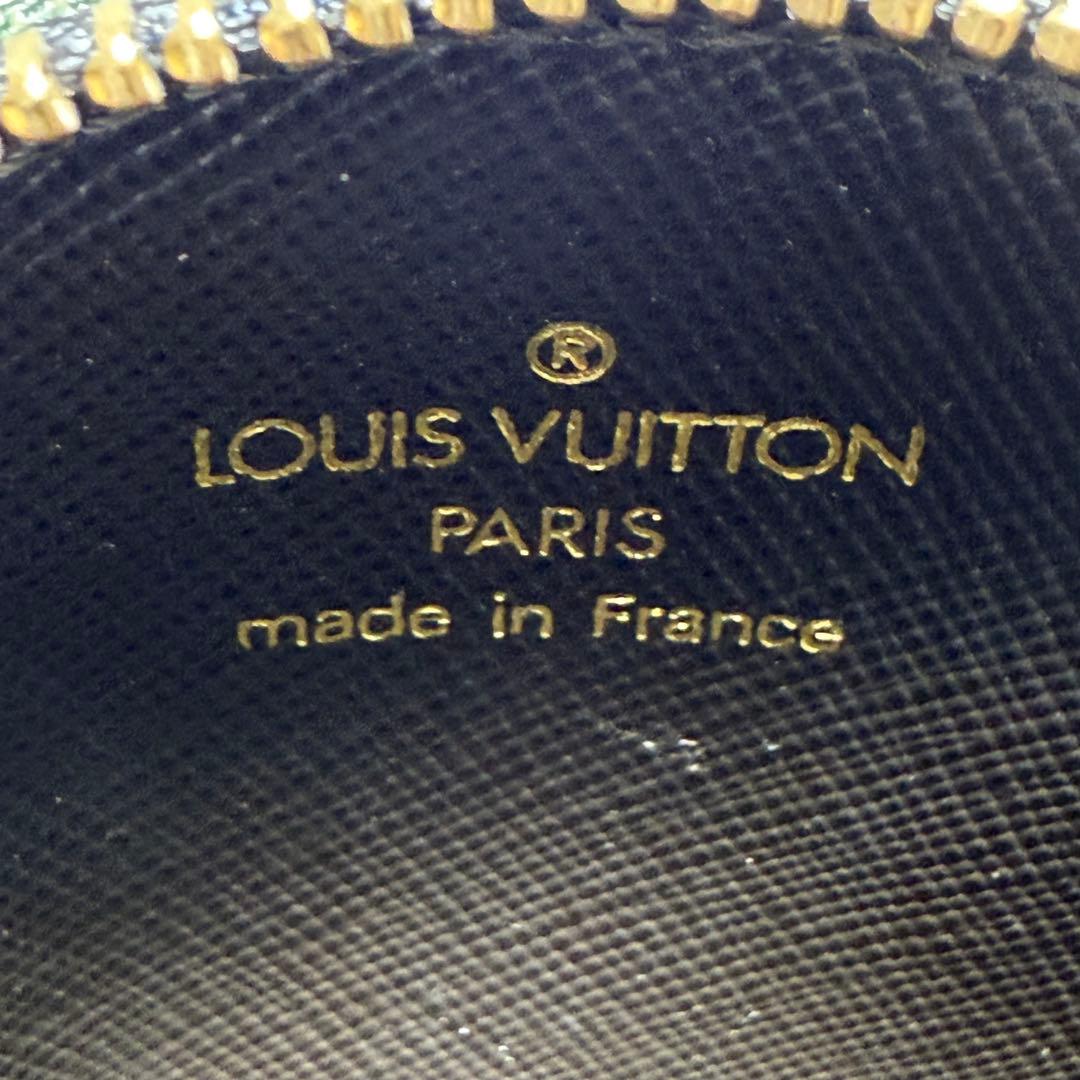 ルイ・ヴィトン ポルト・モネ・ロン モノグラム ミニ カーキ ケース