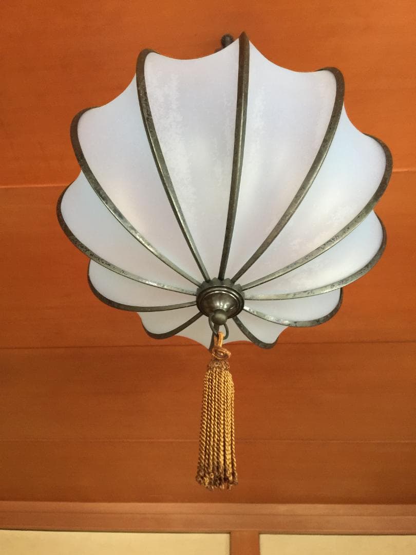 【希少】古い 和風デザイン 和室 座敷用 電灯 照明 昭和 レトロ