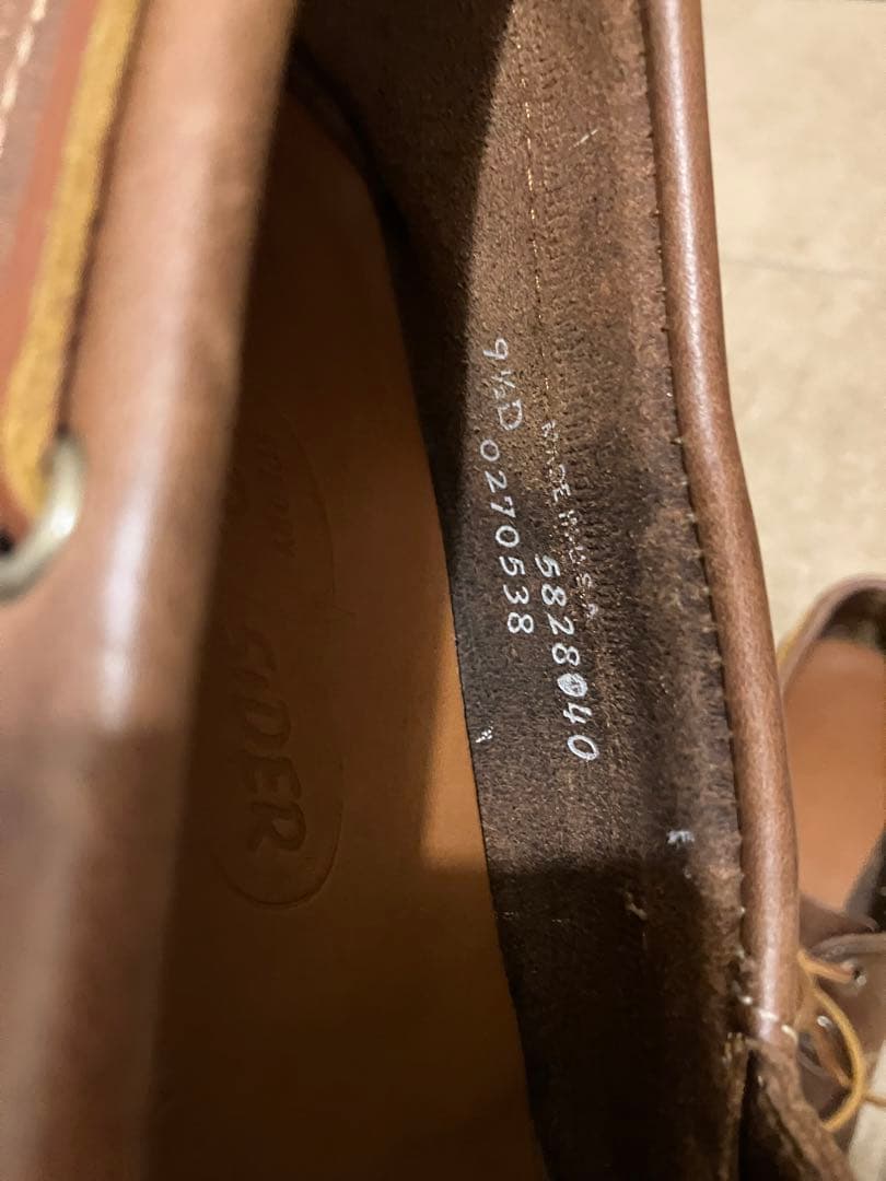 SPERRY TOP SIDER レザーデッキモカシン　US9.5 アメリカ製