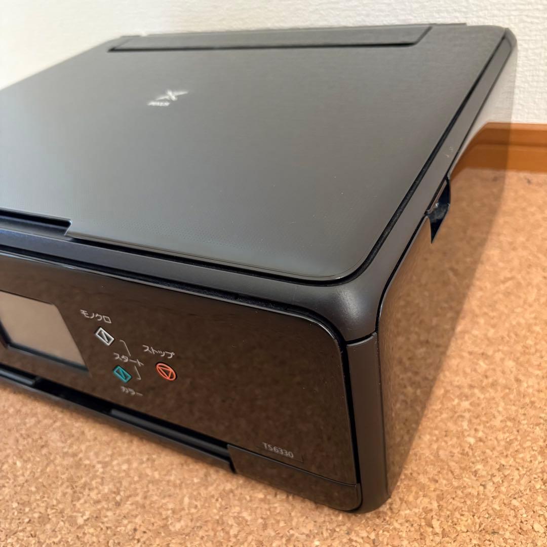 【良品】印刷枚数400枚！Canon プリンター PIXUS TS6330 BK