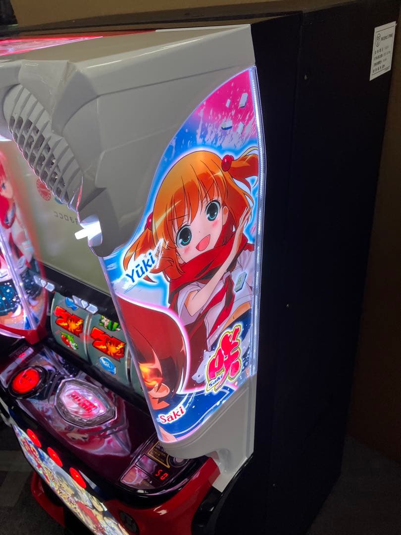 パチスロ Ｌ 咲‐Saki‐ 頂上決戦 簡易ユニット付 スマスロ実機⭕️送料無料⭕️