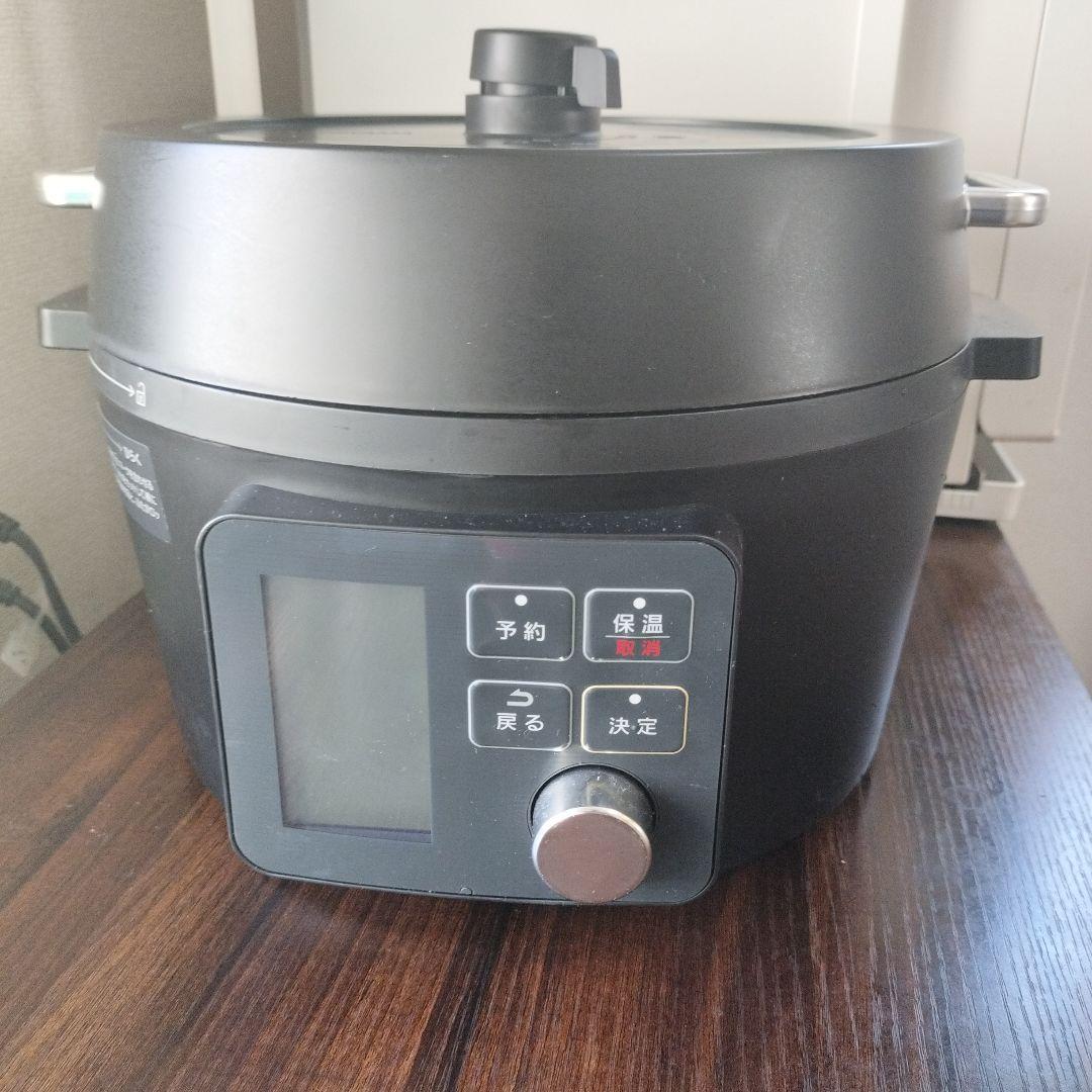 IRIS OHYAMA 電気圧力鍋 4.0L ブラック