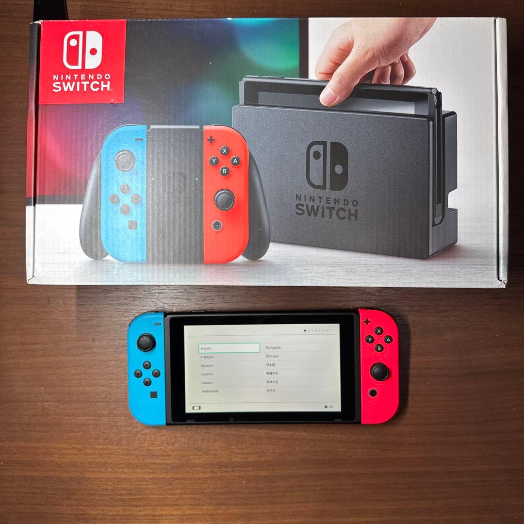 Nintendo Switch 本体 青/赤　ニンテンドースイッチ＋収納ケース