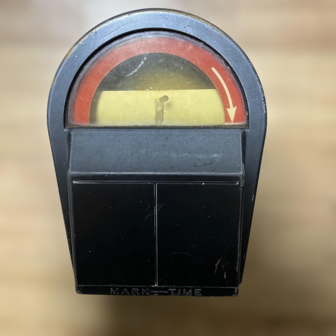 パーキング メーター アメリカ 実使用 レバー 稼働 実物