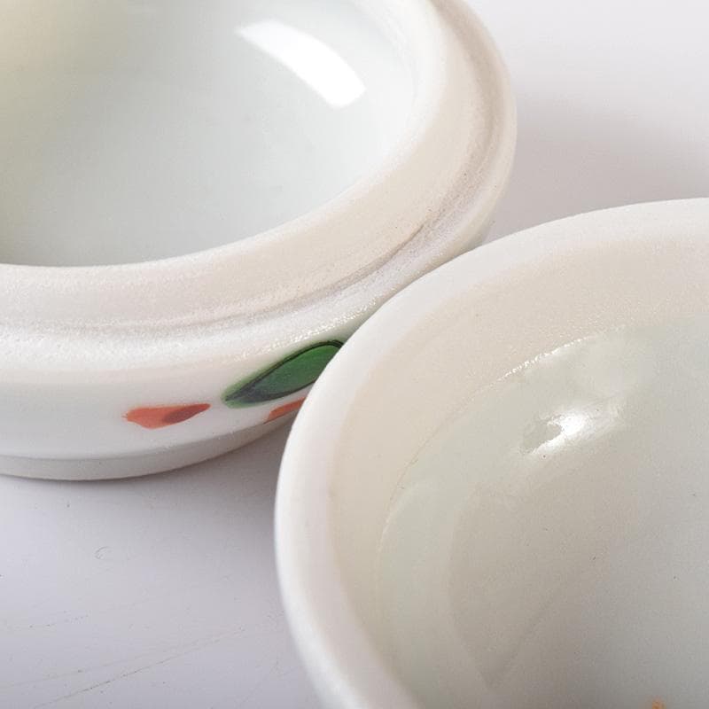 茶道具　清風与平造　赤絵　香合　共箱　M　R8244