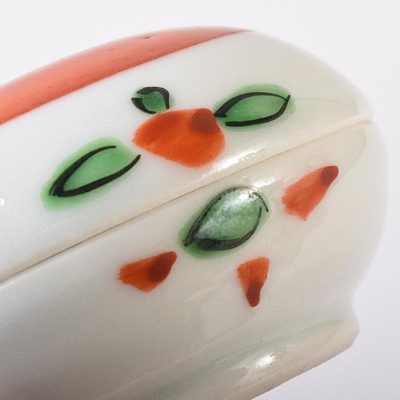 茶道具　清風与平造　赤絵　香合　共箱　M　R8244