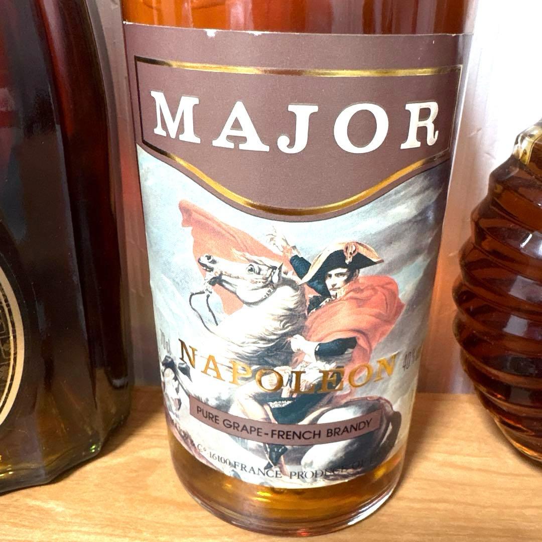 【未開封】コニャック　ブランデー　４本セット　CAMUS NAPOLEON ほか