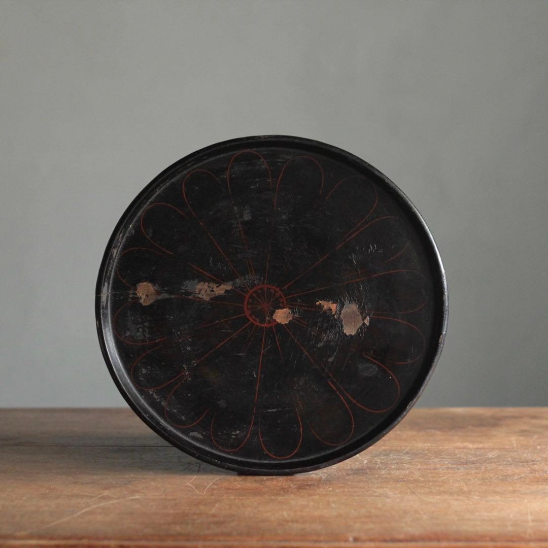 朽木塗 盆 朽木盆 No.2 枯れ盆 古美術 古道具 アンティーク やつれ盆