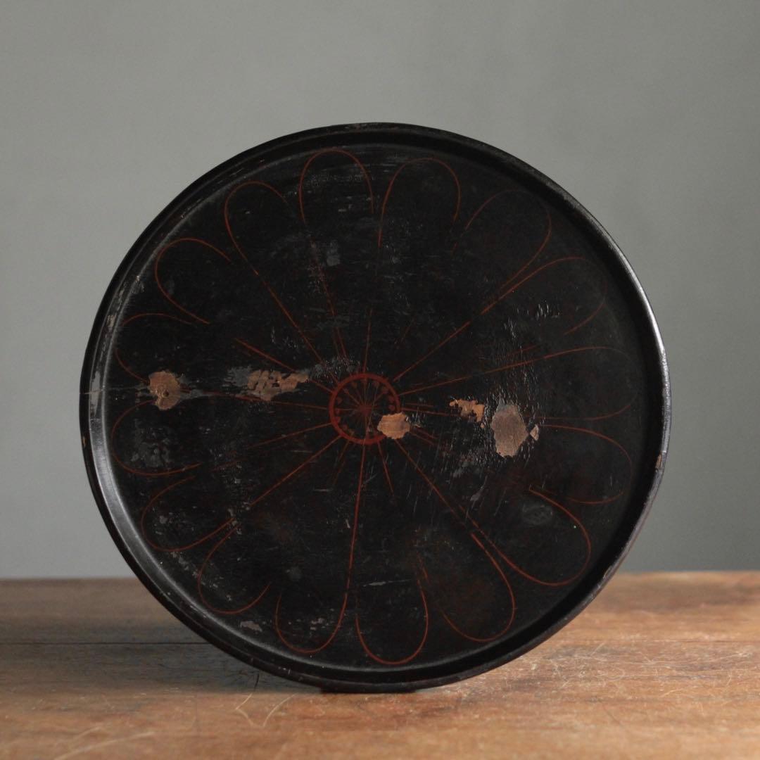 朽木塗 盆 朽木盆 No.2 枯れ盆 古美術 古道具 アンティーク やつれ盆