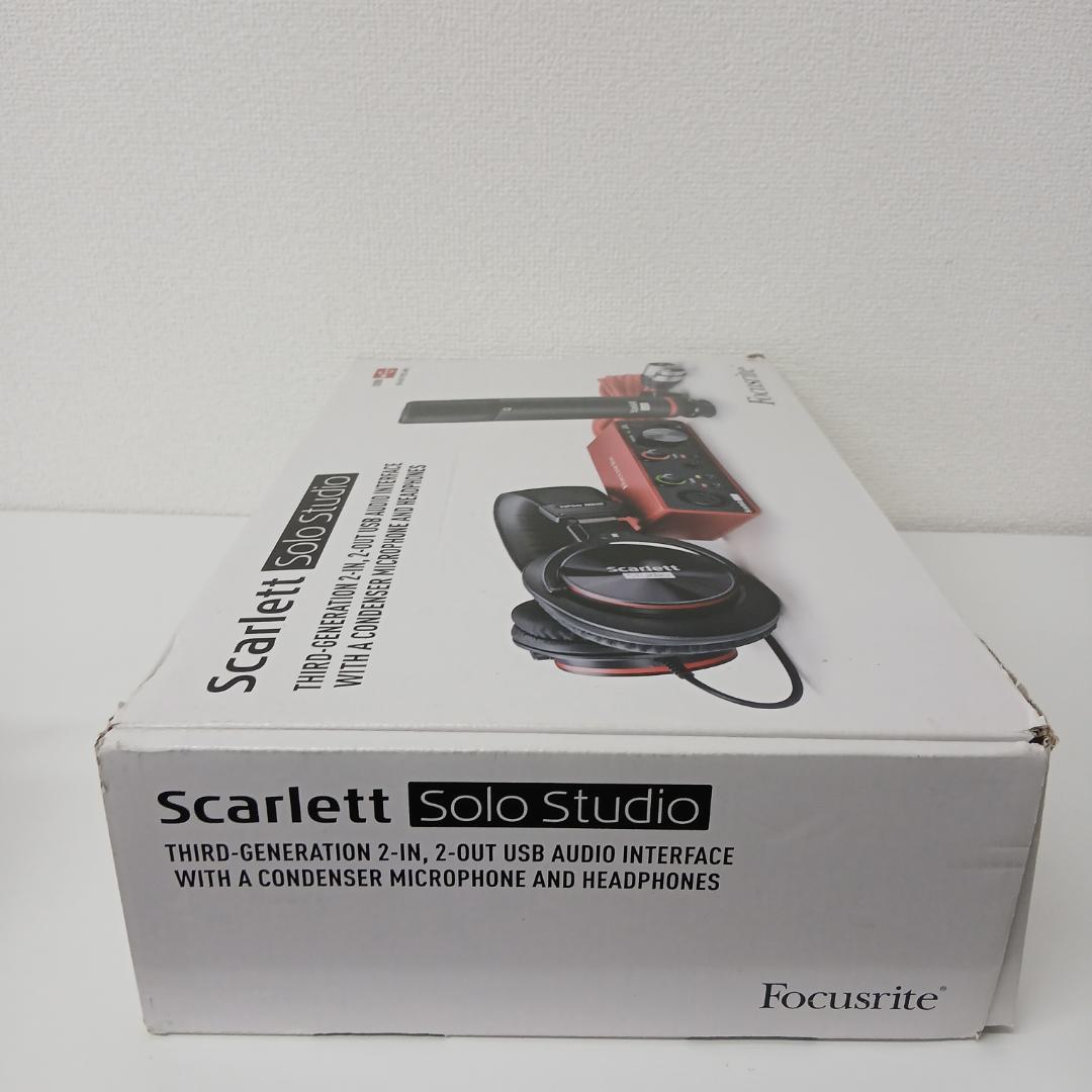 【ジャンク】Focusrite Scarlett Solo Studio