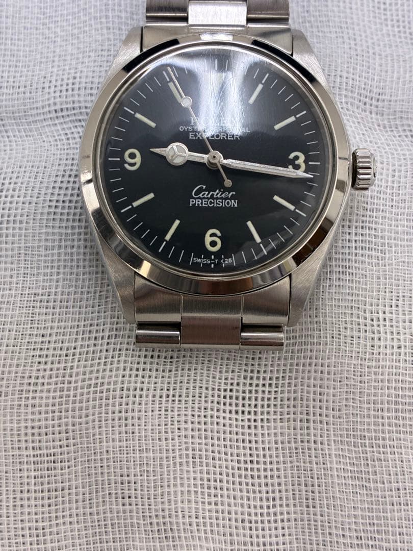 K*s様 ROLEX Explorer 自動巻き カルティエ文字盤　リダン品