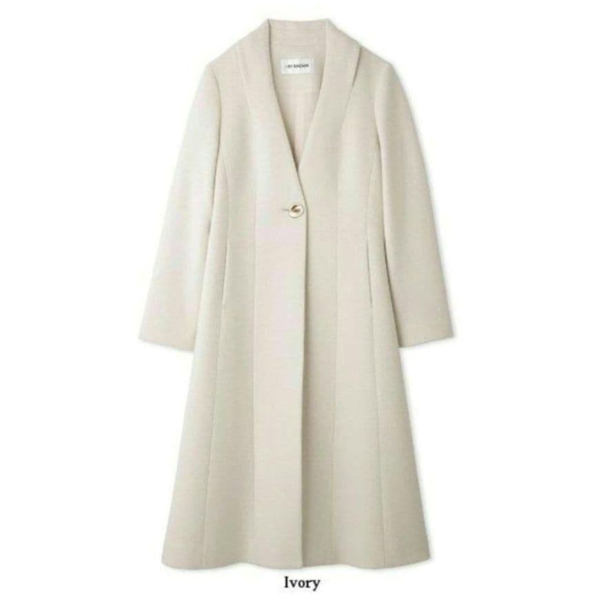 リリーブラウン　チェスターコート　アイボリー