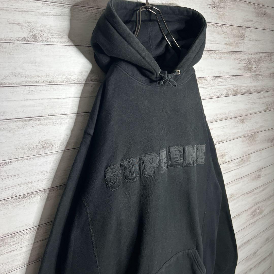 【入手困難!!】シュプリーム ✈︎カナダ製 刺繍 トレーナー 肉厚 裏起毛