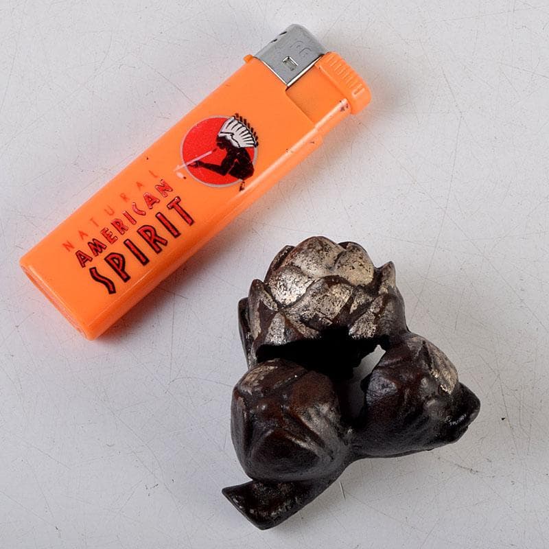 釜師　十三代　宮崎寒雉作　鋳銅　蓋置　共箱　V　9047