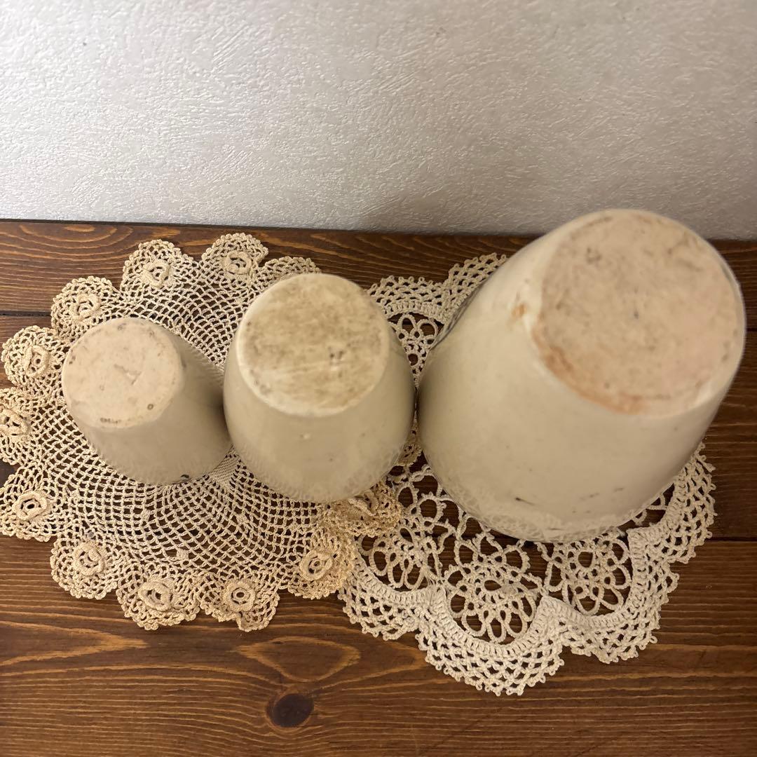 Virolアンティークの瓶 3点セット