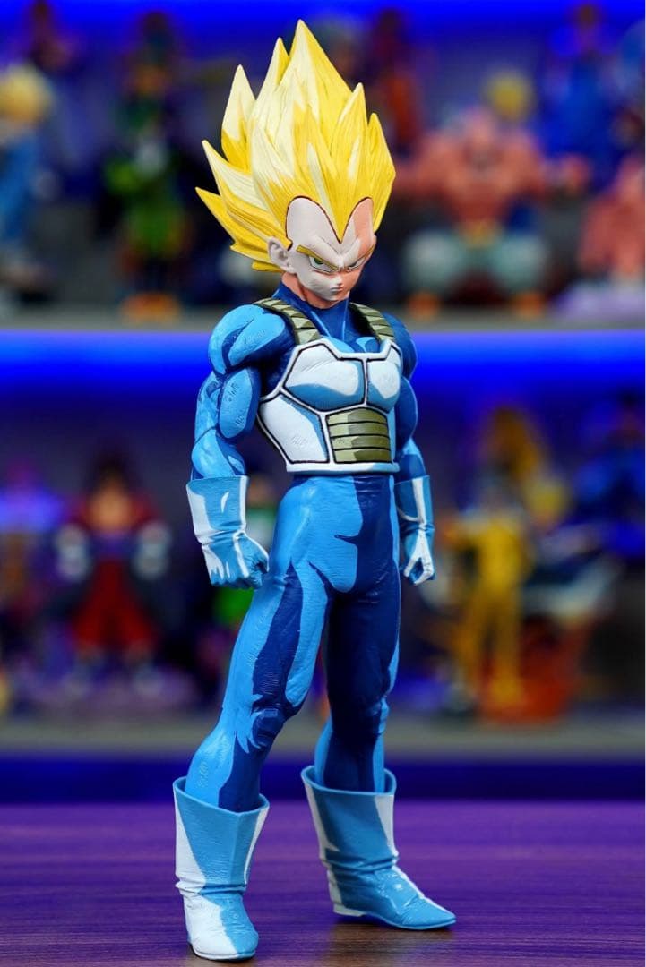 ドラゴンボールSMSP ベジータフィギュア リペイント　二次元彩色