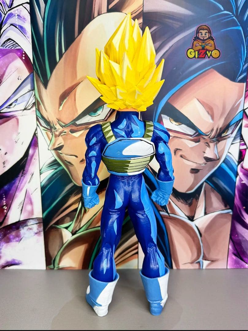 ドラゴンボールSMSP ベジータフィギュア リペイント　二次元彩色