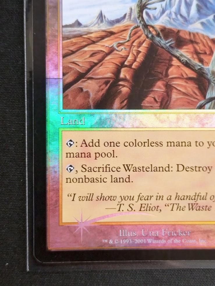 MTG 不毛の大地/Wasteland ジャッジ褒賞 FOIL 旧枠 DCI