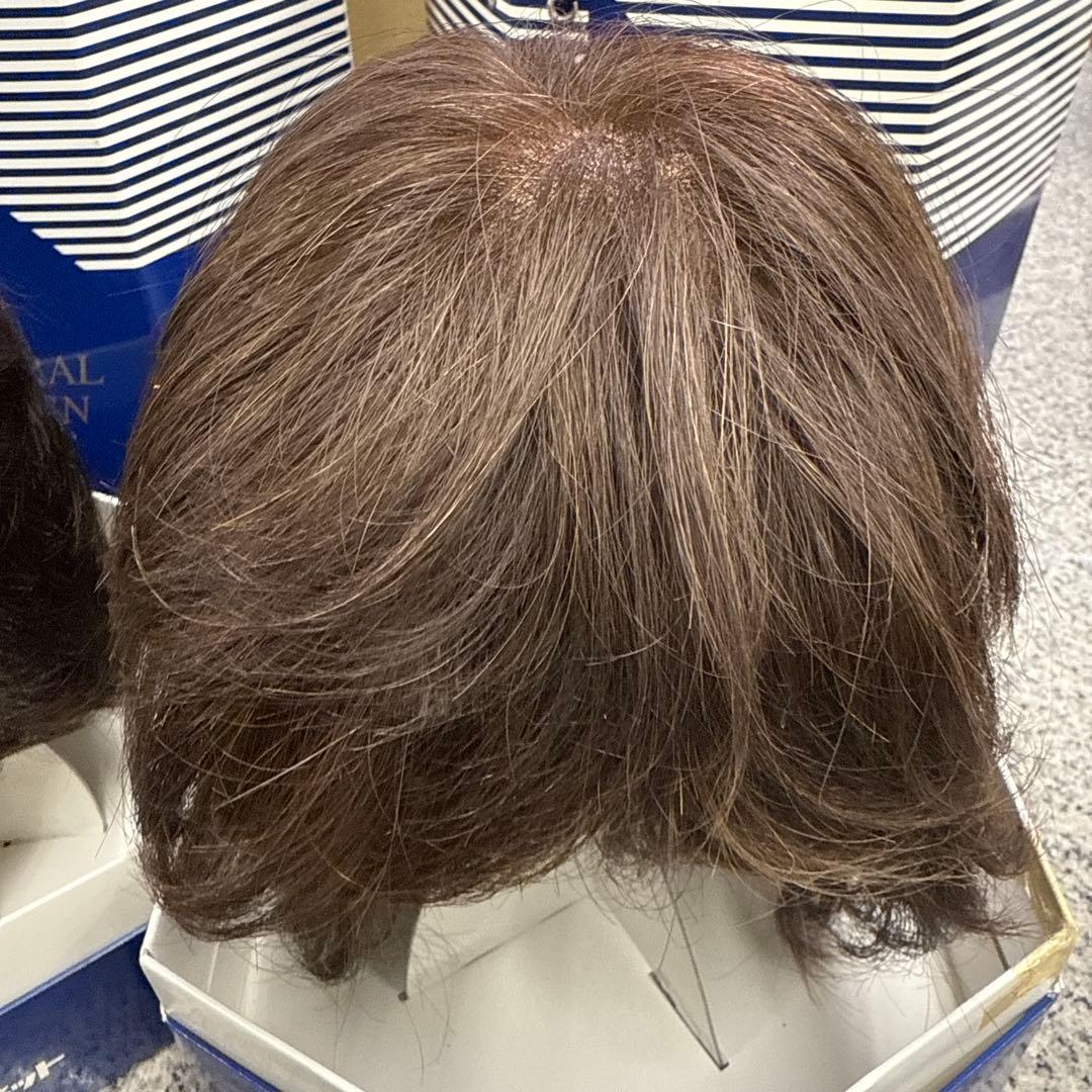 NATURAL QUEEN ショートウィッグ ブラウン 2個セット ハイネット