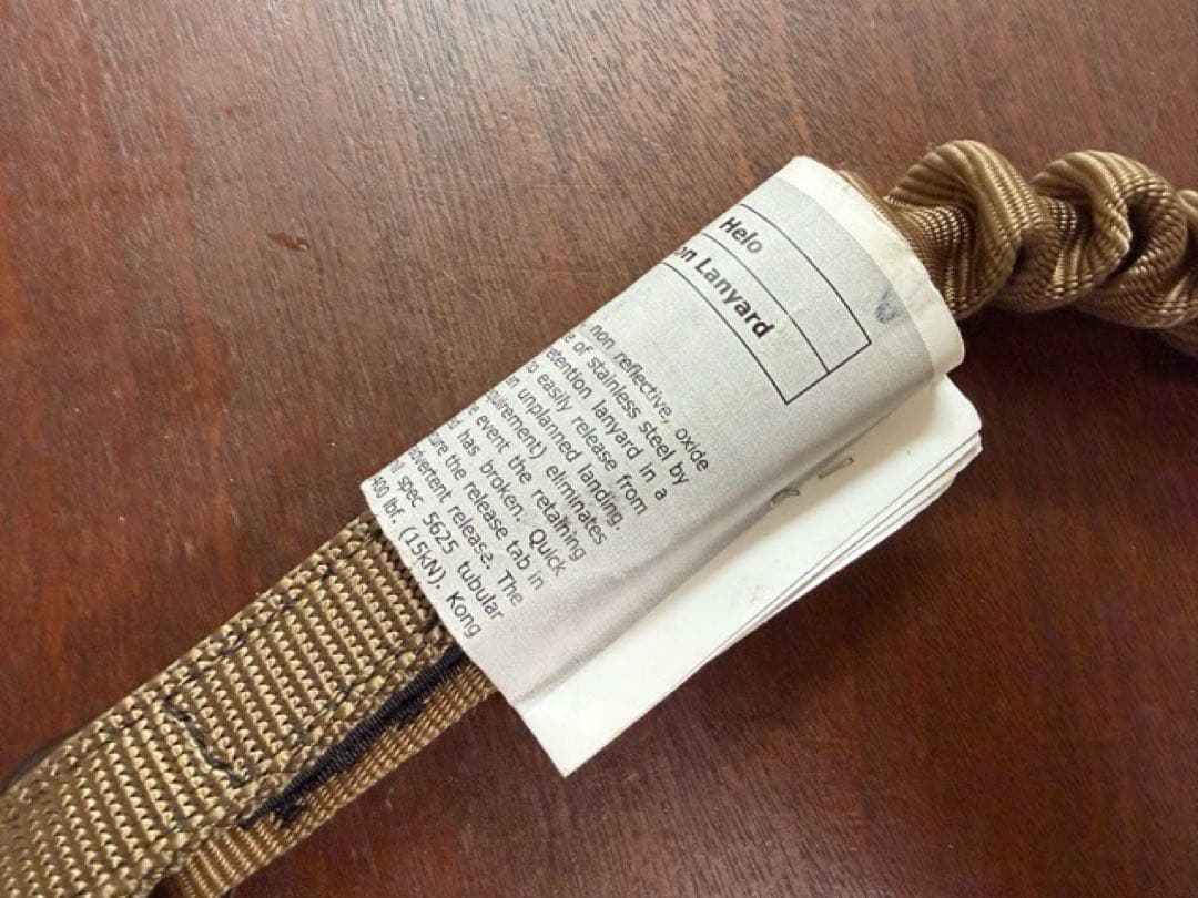 yates 565 SF PERSONAL RETENTION ランヤード 米軍