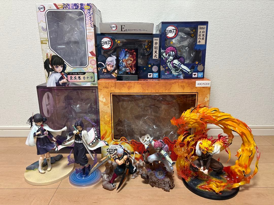 鬼滅の刃 煉獄杏寿郎 胡蝶しのぶ 栗花落カナヲ 猗窩座 宇髄天元 フィギュア
