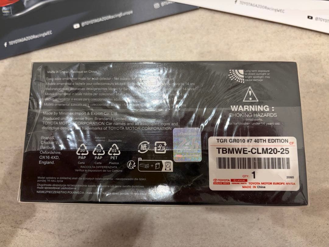 Spark スパーク TGR別注 GR010 (500台限定モデル)