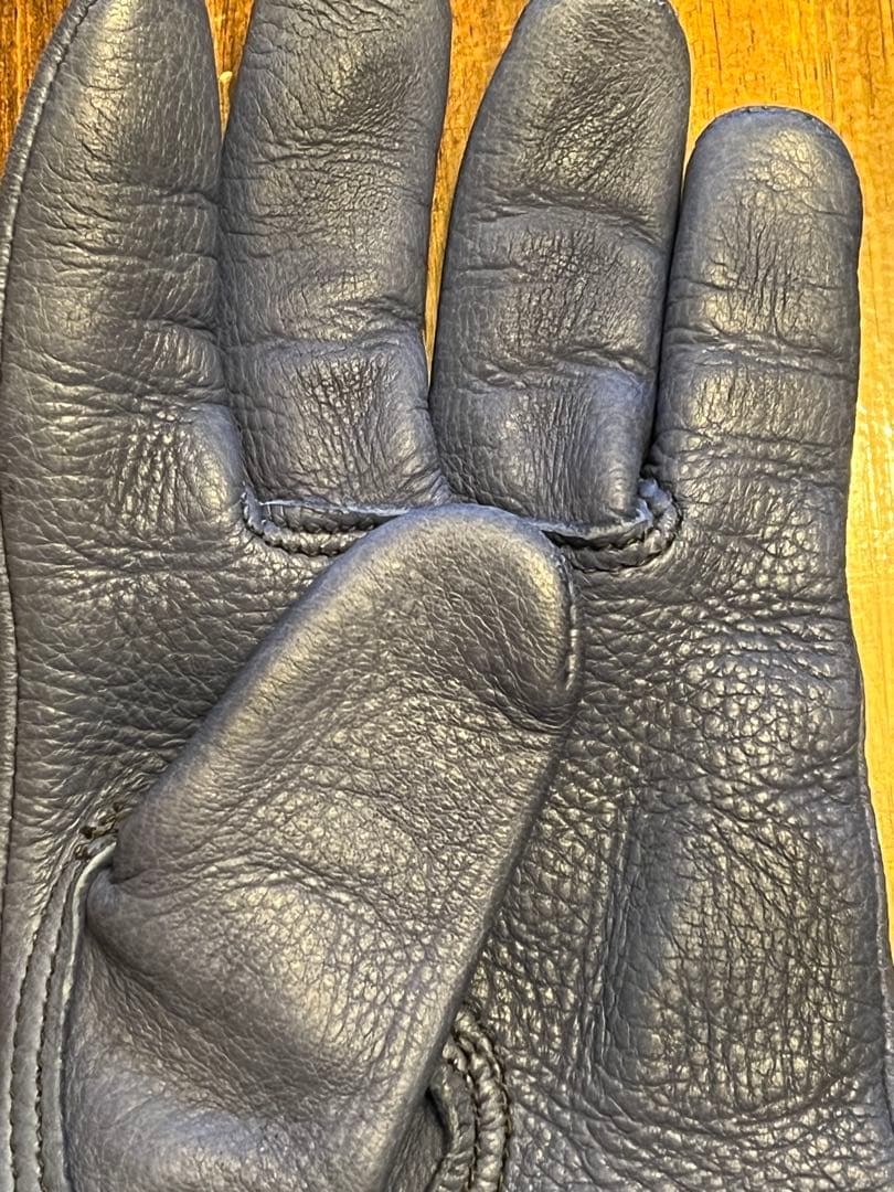 RATS x BackDropレザーグローブ　 ブルーカラー