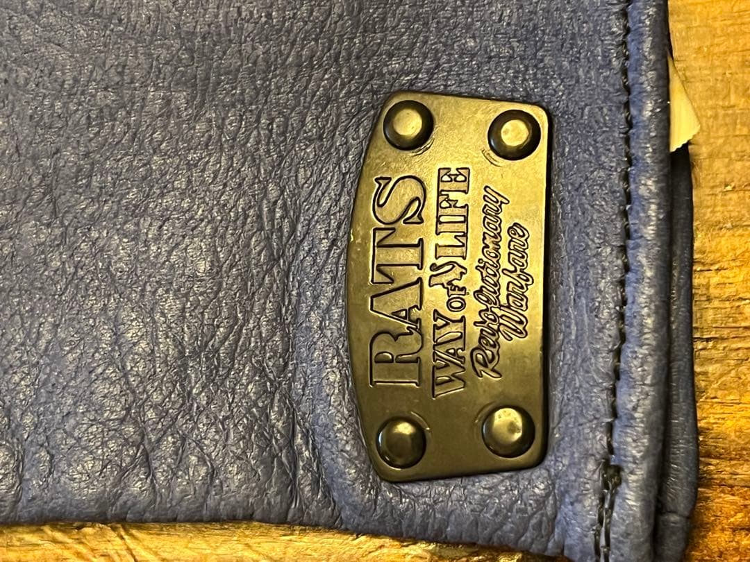 RATS x BackDropレザーグローブ　 ブルーカラー