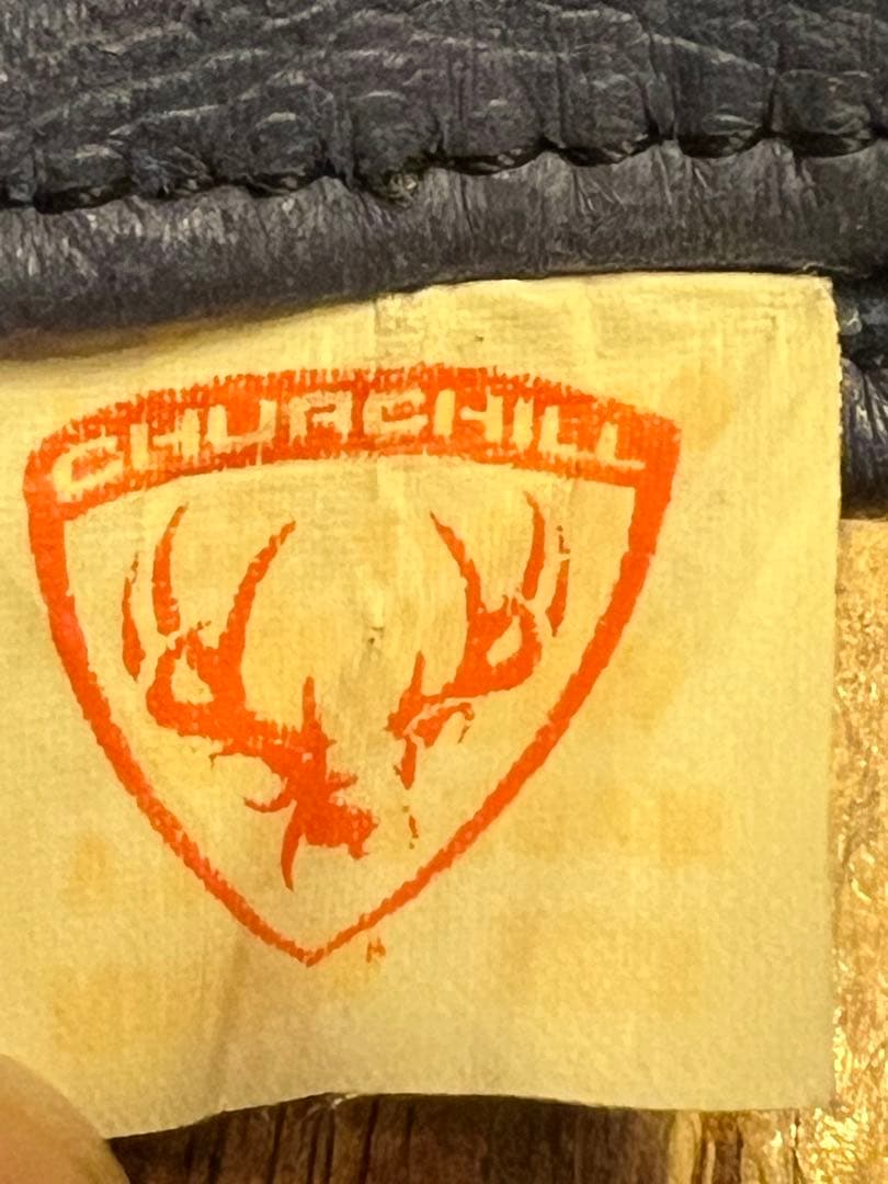 RATS x BackDropレザーグローブ　 ブルーカラー