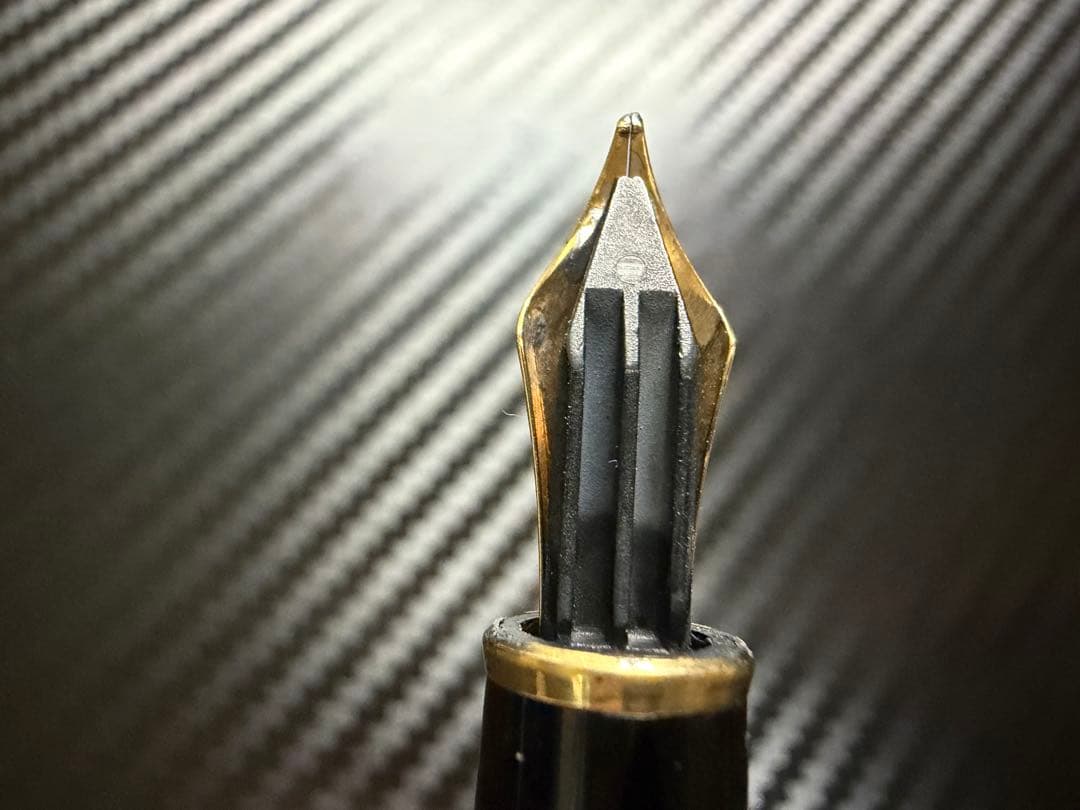 美品 モンブラン マイスターシュテュック 144 ブラック 中白 B 万年筆