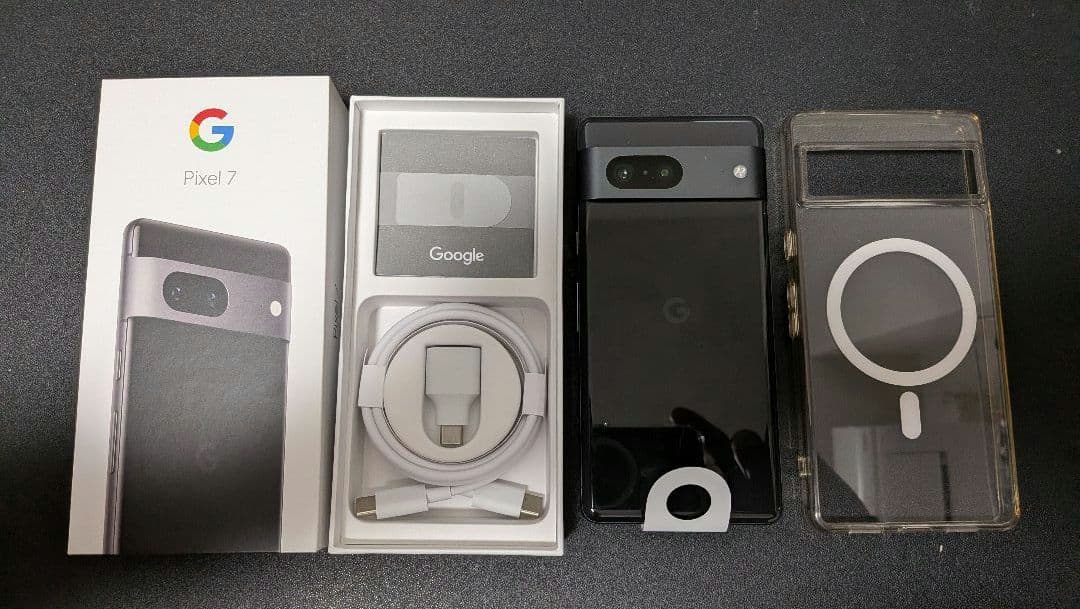 Pixel7 128GB Obsidian SIMフリー ケース付き