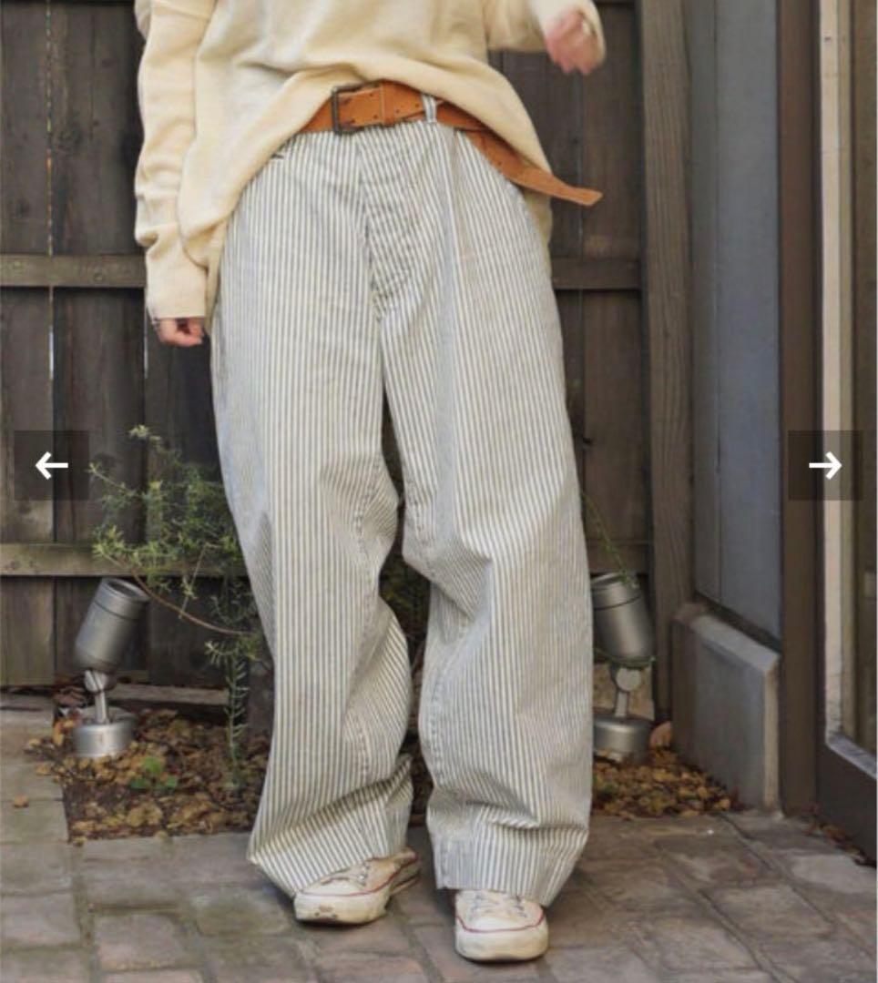 ジャーナルスタンダードラックス　ヒッコリールーズチノ