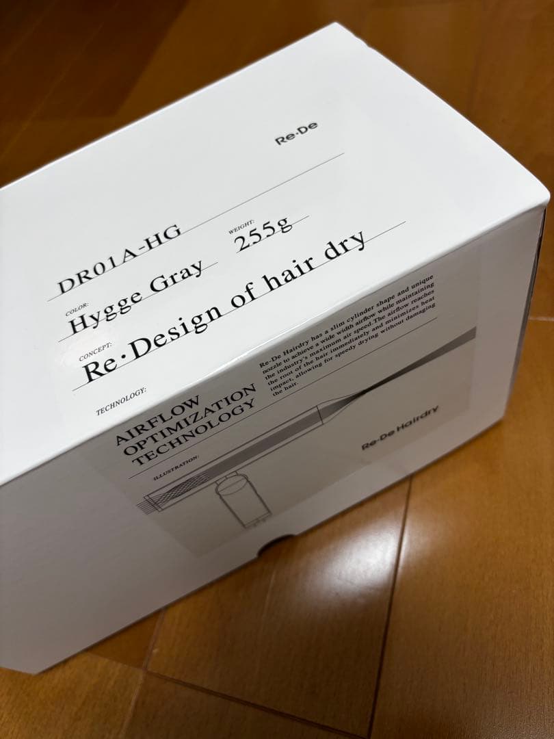 【使用1回のみ】Re・De Hairdry ヘアドライヤーDR01A-HG