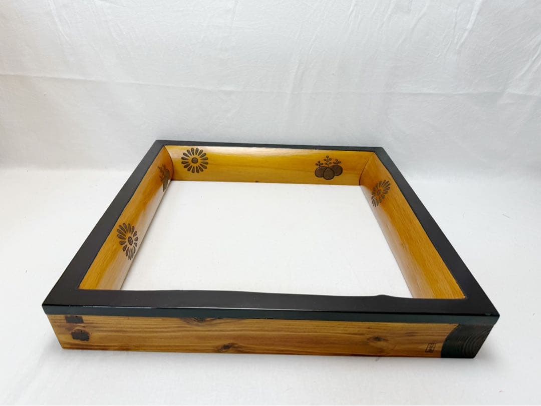 美品 茶道具 風里谷藤五作 高台寺蒔絵 炉縁 広間 炭道具 茶室 和室 共箱