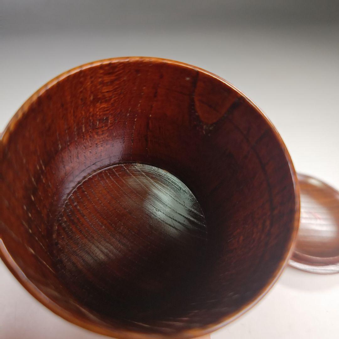 イ823 棗『堀内宗完（兼中斎）極箱　花押』『欅　スン切　棗　茶器』茶道具