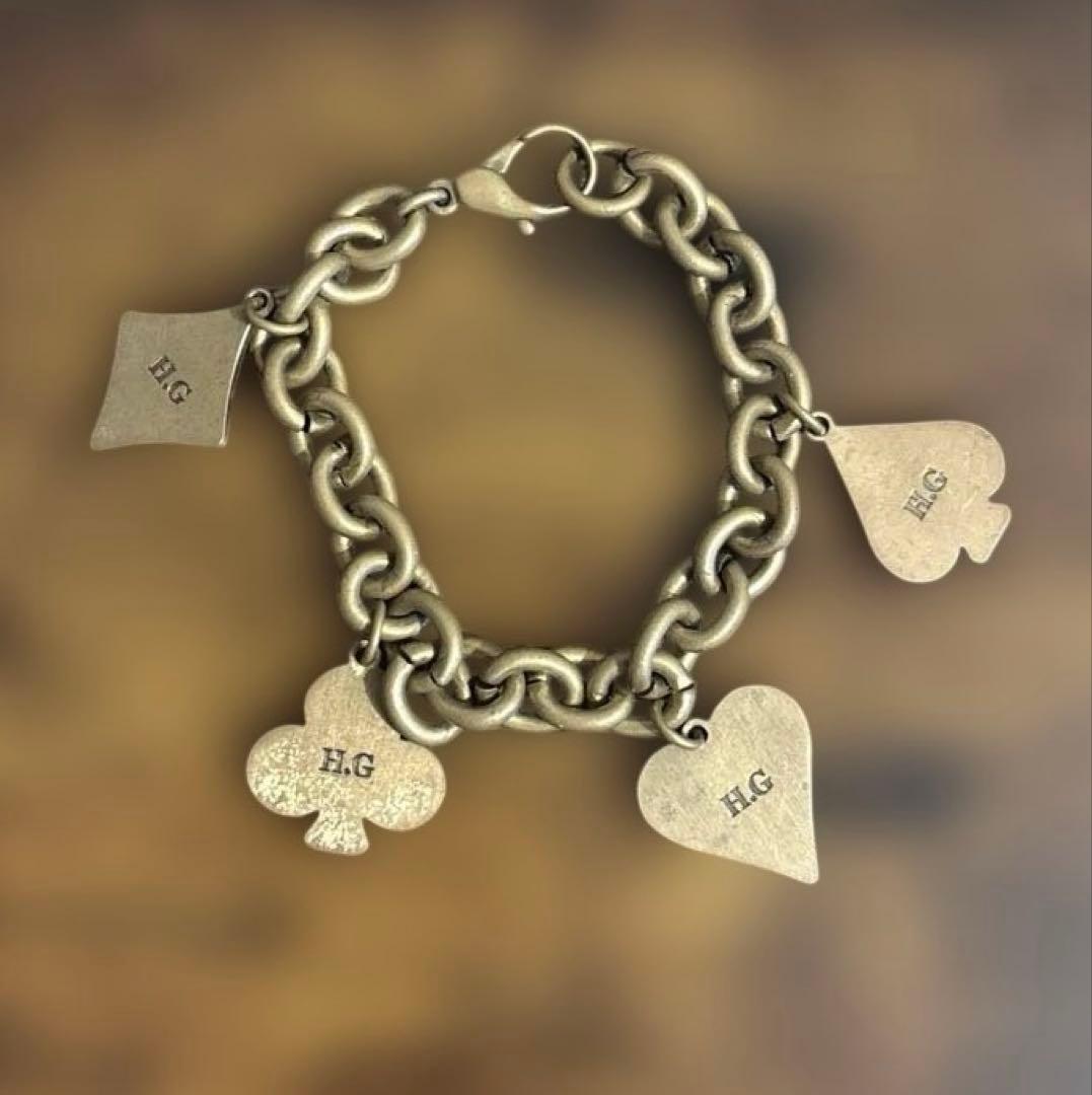 ヒステリックグラマー トランプ ガール ブレスレット ゴールド