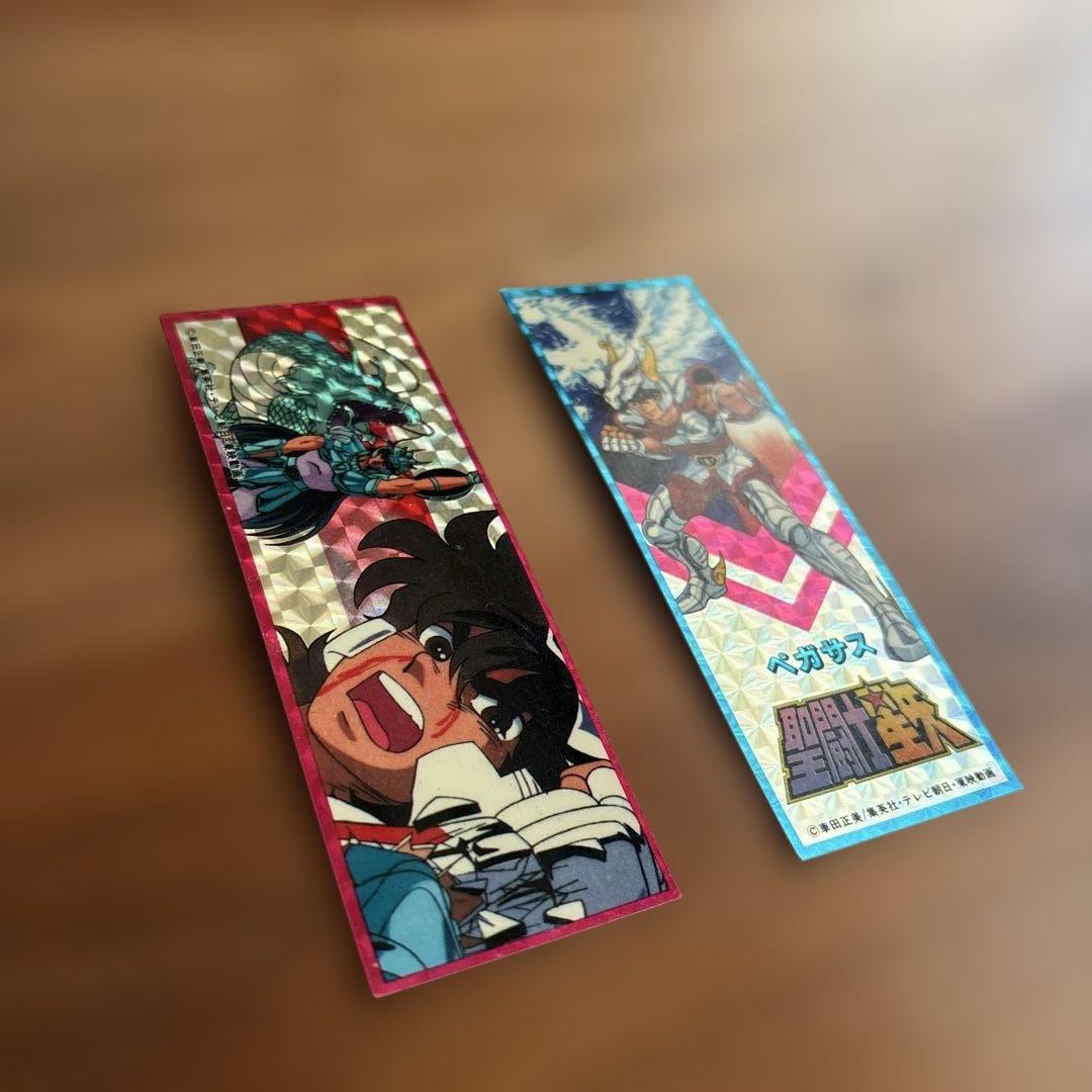 【極美品】聖闘士星矢 ペガサス ホログラムステッカー2枚セット