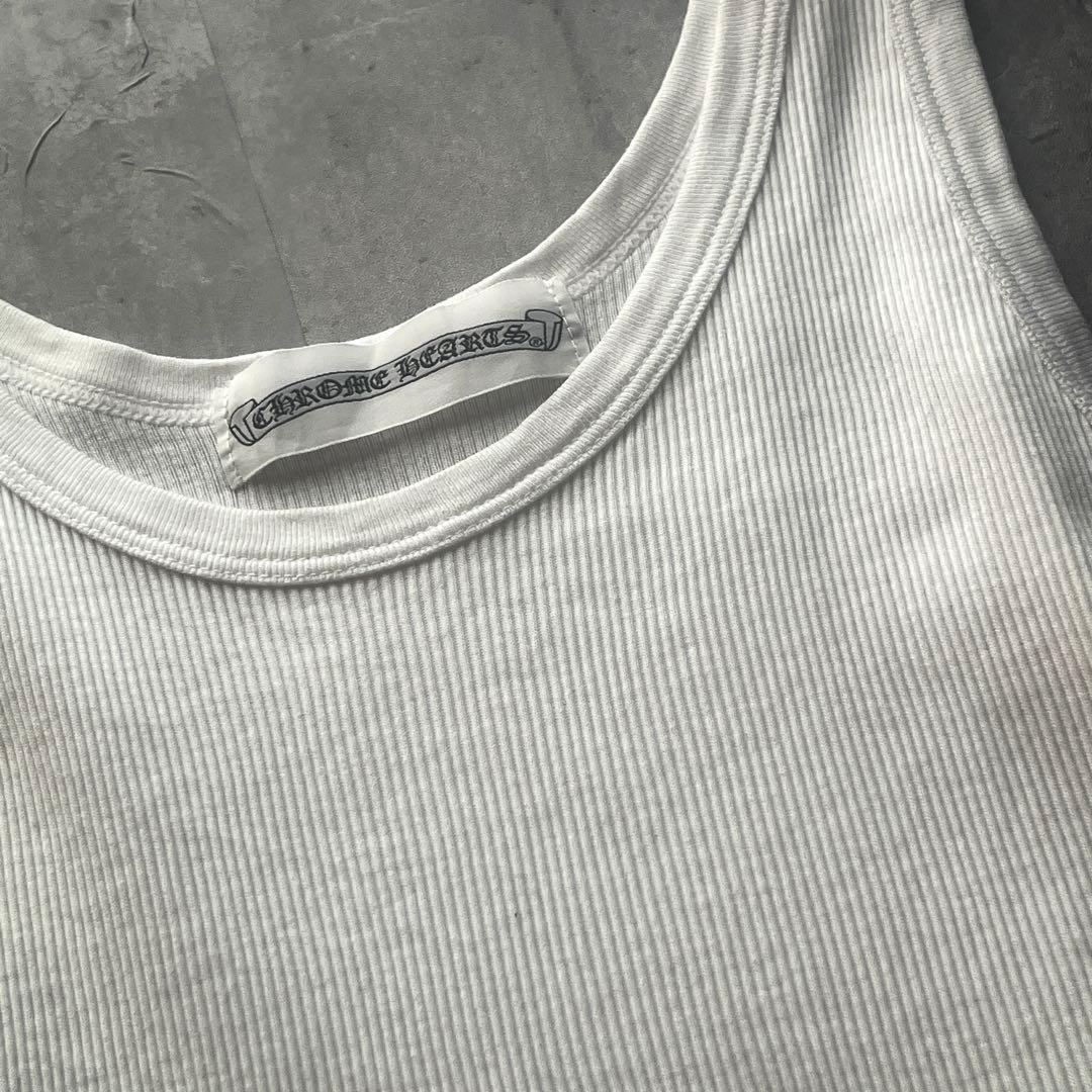 廃盤品　 Mサイズ　クロムハーツ×グンゼコラボ　タンクトップ　タイニークロス