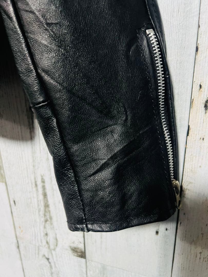 SHIMOKITAZAWA RINGO シングルライダース レザー 本革 短丈