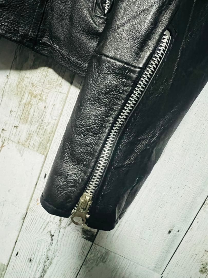 SHIMOKITAZAWA RINGO シングルライダース レザー 本革 短丈