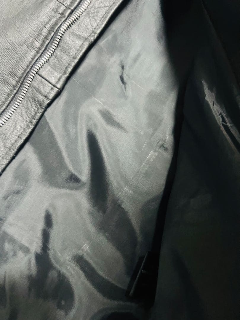 SHIMOKITAZAWA RINGO シングルライダース レザー 本革 短丈