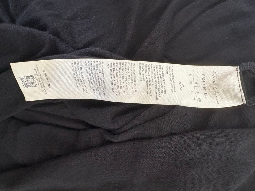 rick owens fog tanktop タンクトップ