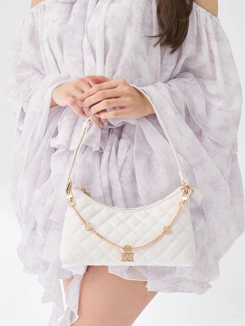 Darich ダーリッチ キルティングチェーンハンドミニバッグ